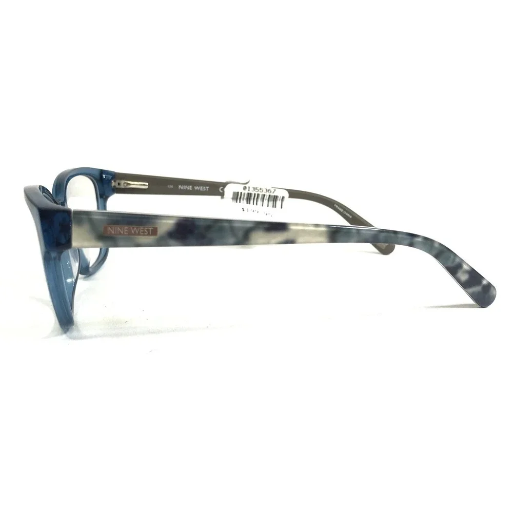 Nine West Eyeglasses Frames NW5113 424 Grey Clear Blue 50-17-135